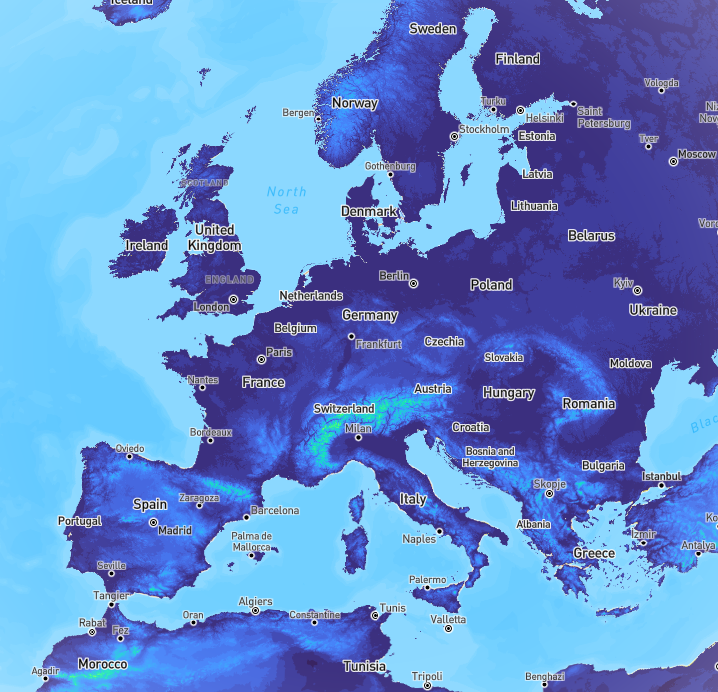 GLOBE Elevation 1km (NOAA)